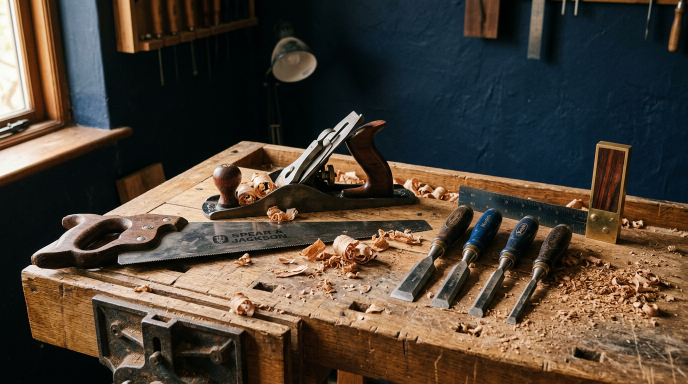 Essential Tools for a Carpentry Workshop (Starter Kit)