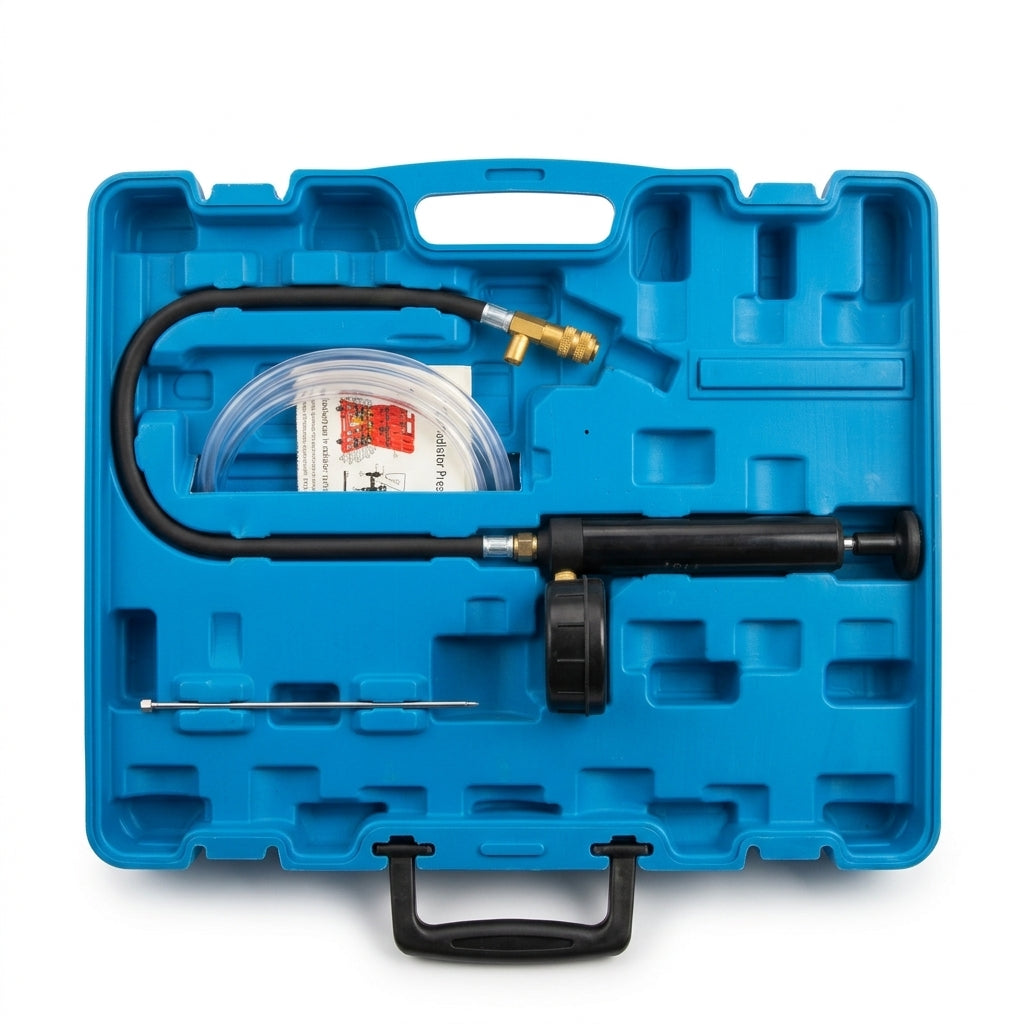 Radiator Pressure Tester & Cooling System Test Kit - 28 Piece (Plastic Adapters)