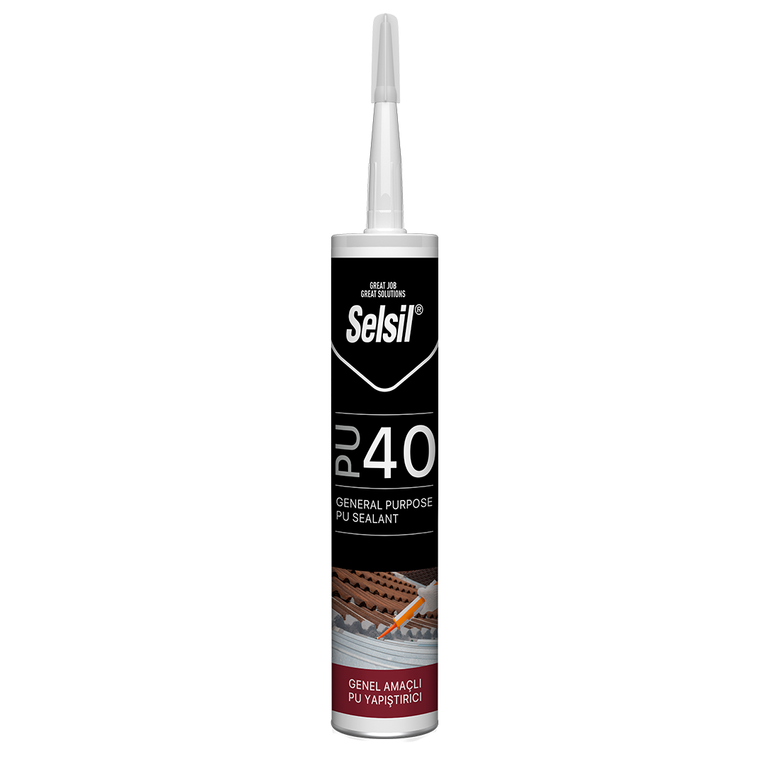 مل Selsil 40 PU Polyurethane Sealant Fixer 280 سيليكون عضم أسود